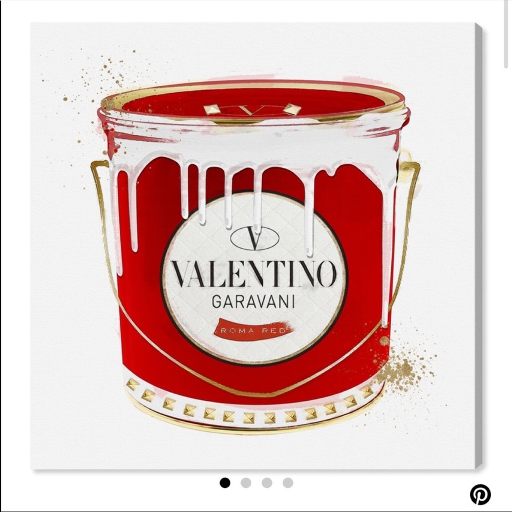 Red Paint Can Canvas Print